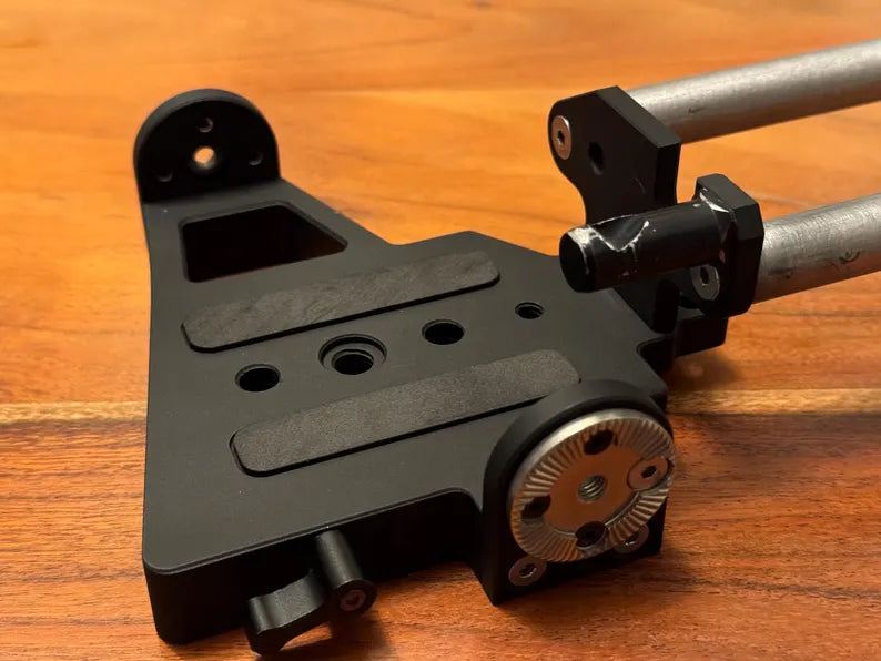 Aaton LTR/XTR Baseplate with Arri Dovetail and 15mm support