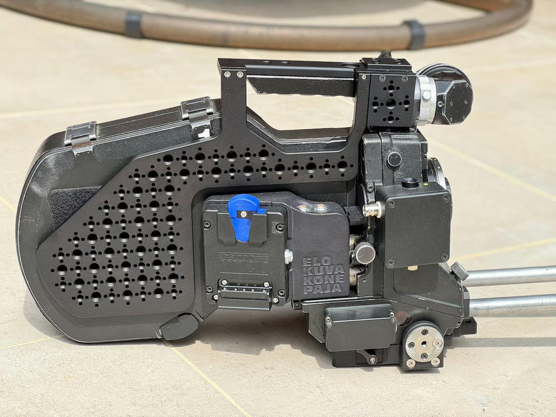 Aaton XTR Side Plate with 1/4", 3/8" UNC threads and ARRI Lock Pins