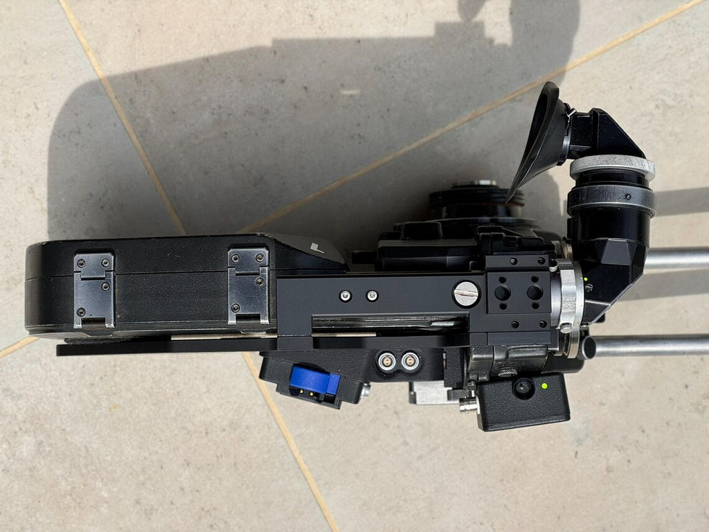 Aaton XTR Side Plate with 1/4", 3/8" UNC threads and ARRI Lock Pins