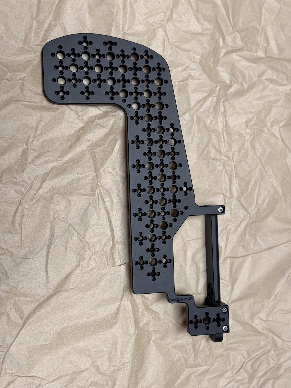 Aaton XTR Side Plate with 1/4", 3/8" UNC threads and ARRI Lock Pins