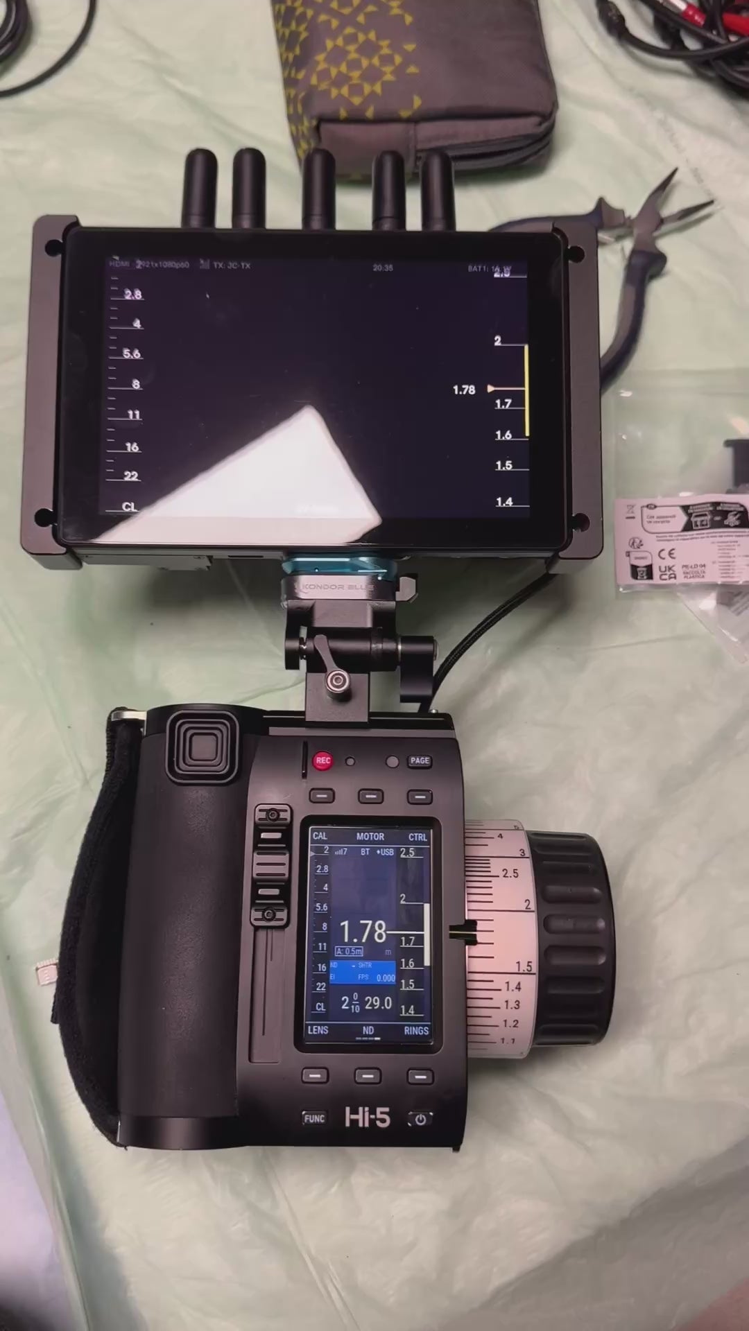 ARRI Hi-5 to SmallHD Overlay Cable