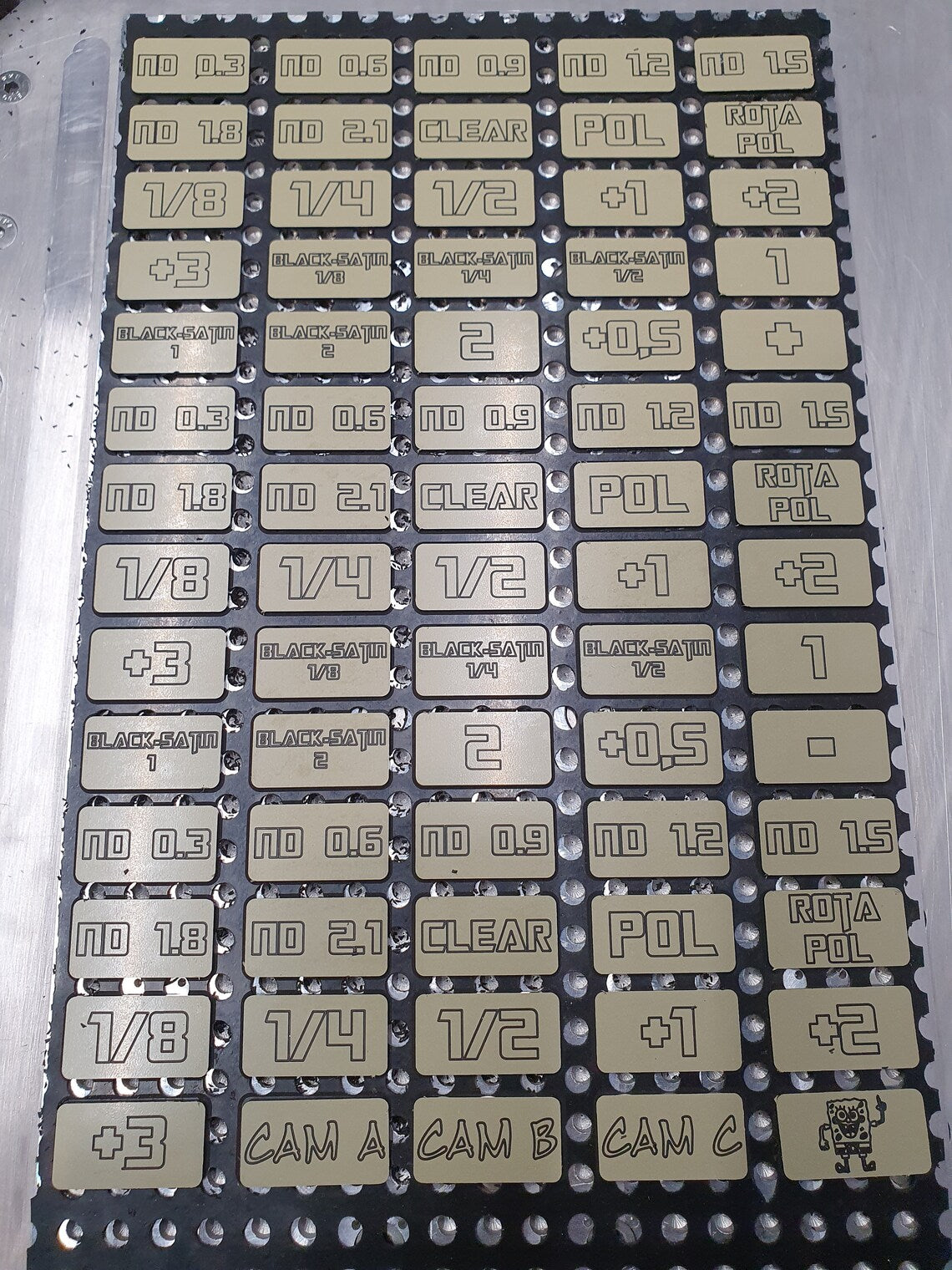 Mattebox / Camera Tags customized