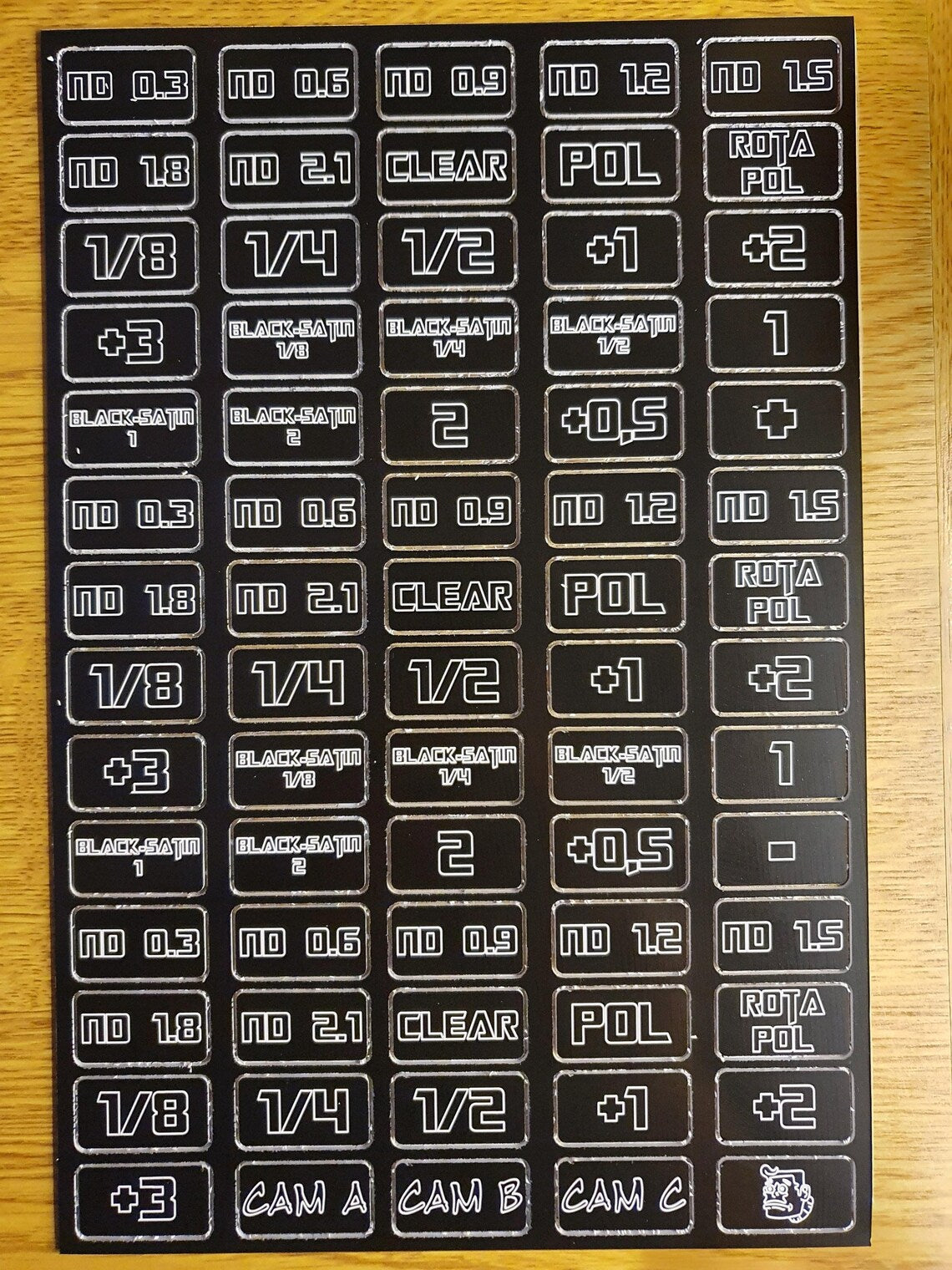 Mattebox / Camera Tags customized